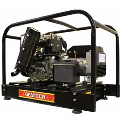 Gentech 8.5 kVA Kohler Powered Diesel Generator with Recoil & E-Start