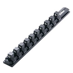 KORSAL300-1/2X10 - Magnetic Socket Rail 1/2" Drive - Holds10 Sockets