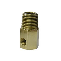 Brass Temperature Management Purge Valve for UV Systems 1.2" In/Out, 1.4" Side Port
