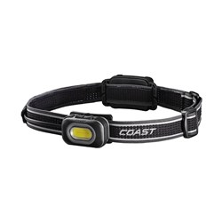 COAST RL10R Rechargeable 750 Lumen Dual Colour Headlamp with Red Rear Lighting