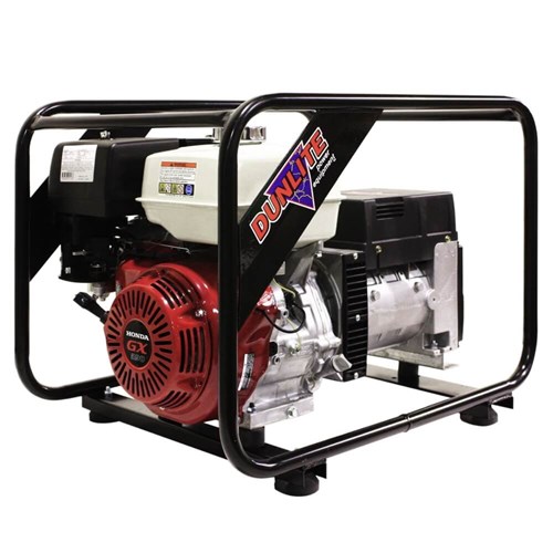 Dunlite 7 kVA Honda powered generator