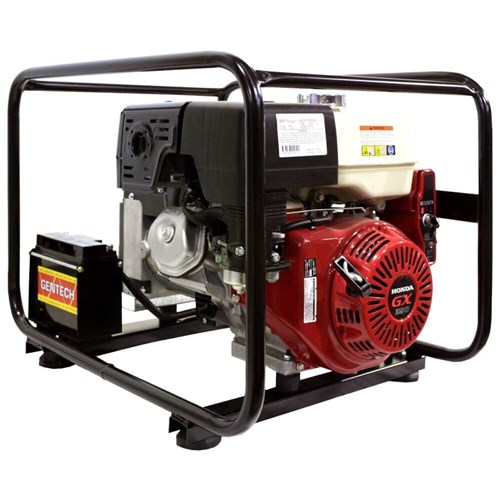 Gentech 7 kVA Honda powered generator with Electric Start