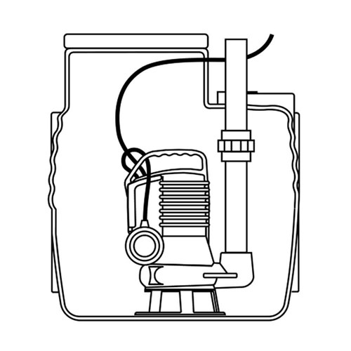 ZEN-BLUEBOXDGBLUE100M - PUMP COLLECTING STATION 250L WITH ZEN-DGBLUE100/2/G40VMG FITTED