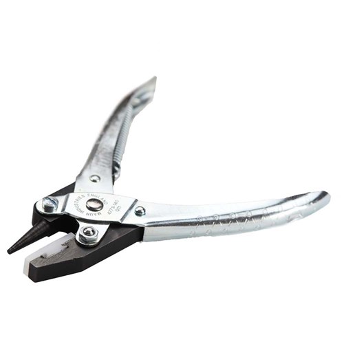 Maun 4773-140 Round And Flat Nylon Jaws Parallel Plier 140 mm