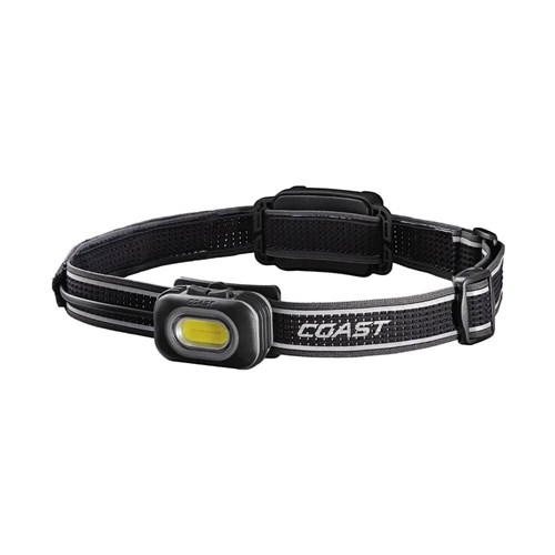 COAST RL10R Rechargeable 750 Lumen Dual Colour Headlamp with Red Rear Lighting