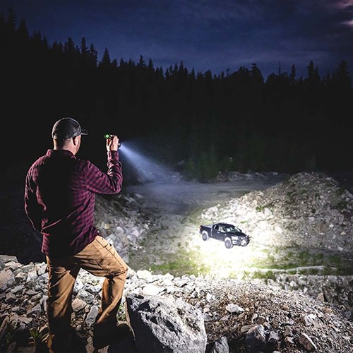 COAST XP40R Rechargeable 8000 Lumen Torch with POWER IQ OLED Real-time Display