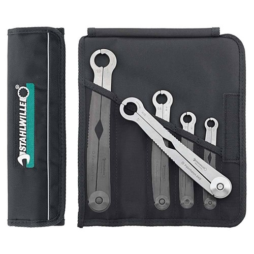 5-Piece FastRatch Ratchet Spanner Set in Textile Case (10-19mm | 3/8 - 3/4