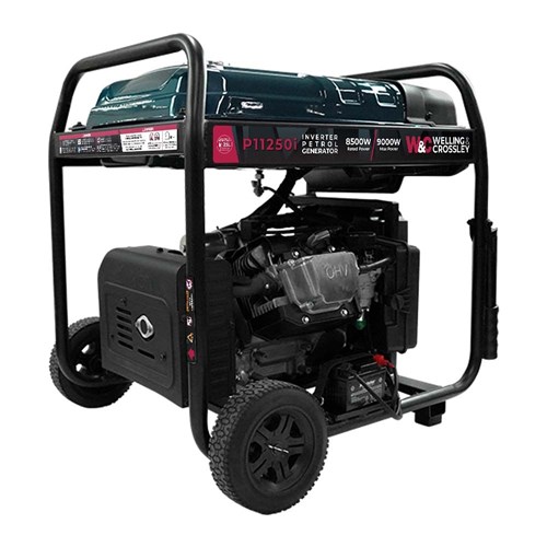 WC-P11250i Welling & Crossley 11.25 kVA (9,000W) Open Frame Inverter Petrol Generator with E-Start