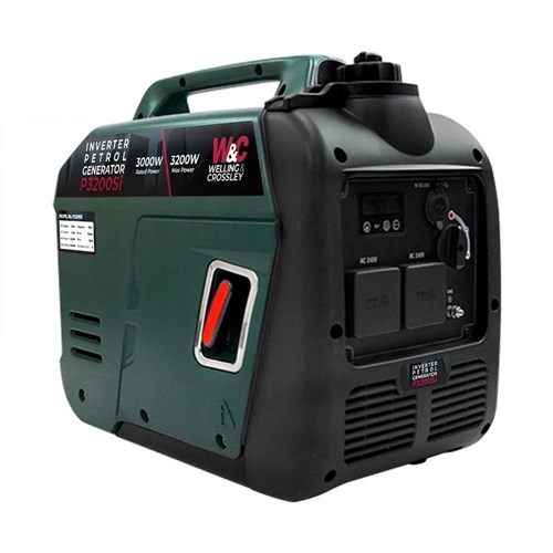 WC-P3200Si Welling & Crossley 3,200W Smart Silent Inverter Petrol Generator