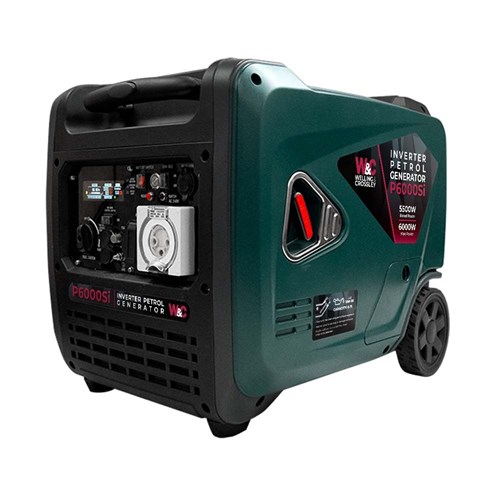 WC-P6000Si Welling & Crossley 6,000W Smart Silent Inverter Petrol Generator with E-Start