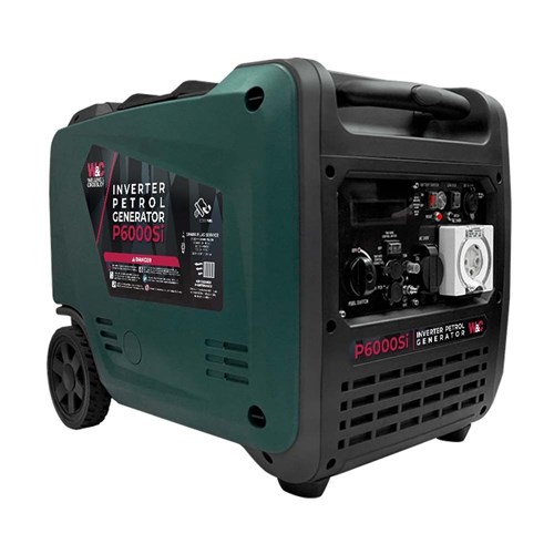 WC-P6000Si Welling & Crossley 6,000W Smart Silent Inverter Petrol Generator with E-Start