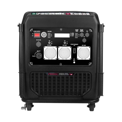 WC-P9000Si Welling & Crossley 9,000W Smart Silent Inverter Petrol Generator with E-Start