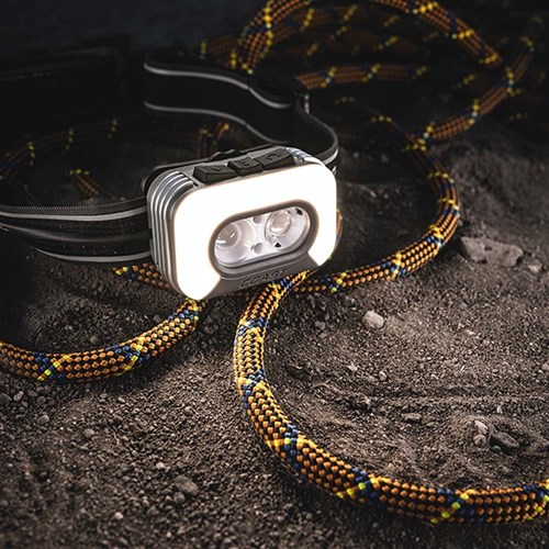 COAST RL35R Rechargeable 1100 Lumen Tri Colour Voice Control Headlamp with Red Rear Lighting